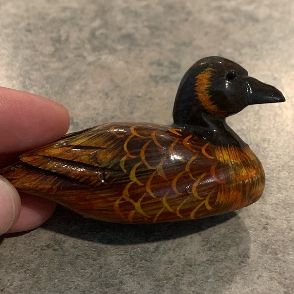 Set of 6 Mandarin Love Duck/ Feng shui ducks / Mini decoy - Picture 6 of 7